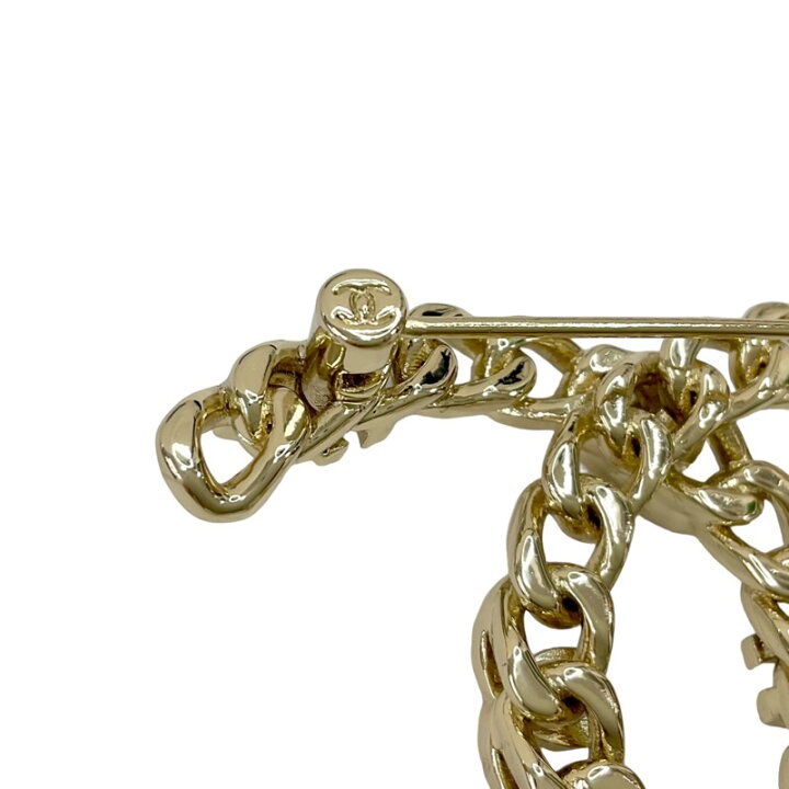 楽天市場】シャネル CHANEL ブローチ コサージュ ゴールド ココマーク  