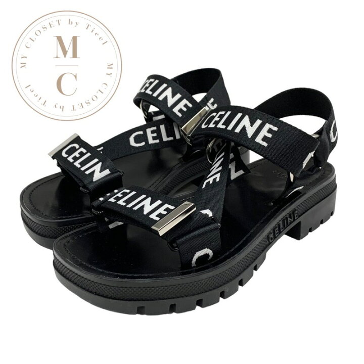 楽天市場】セリーヌ CELINE レオ ストラッピー サンダル 靴 シューズ 