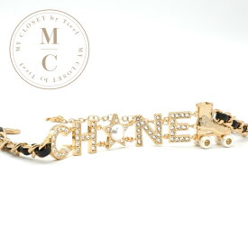シャネル CHANEL ネックレス ペンダント チョーカー ゴールド ロゴ ココマーク チェーン ラインストーン パール 星