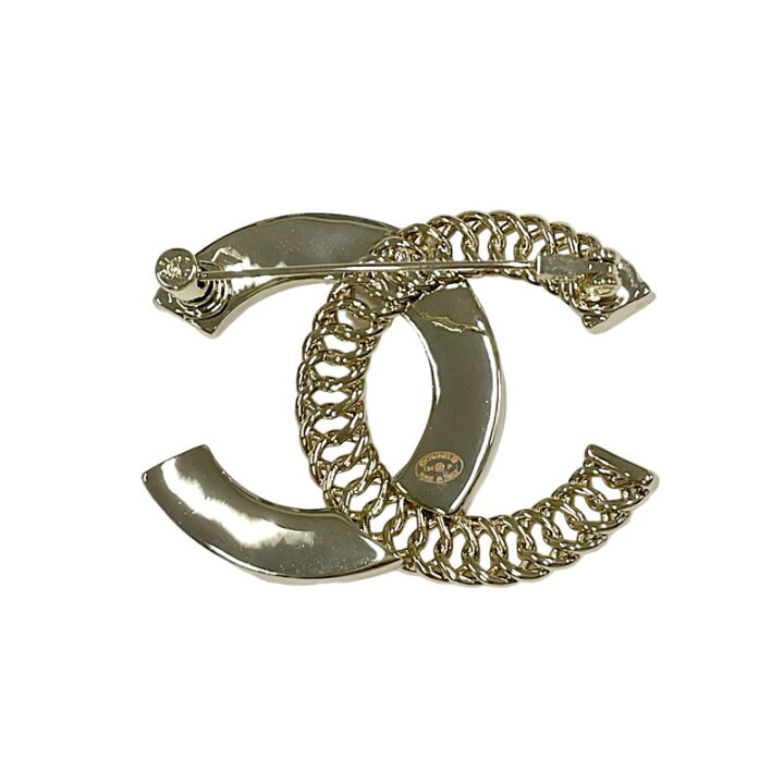 楽天市場】シャネル CHANEL ブローチ コサージュ ゴールド ココマーク 