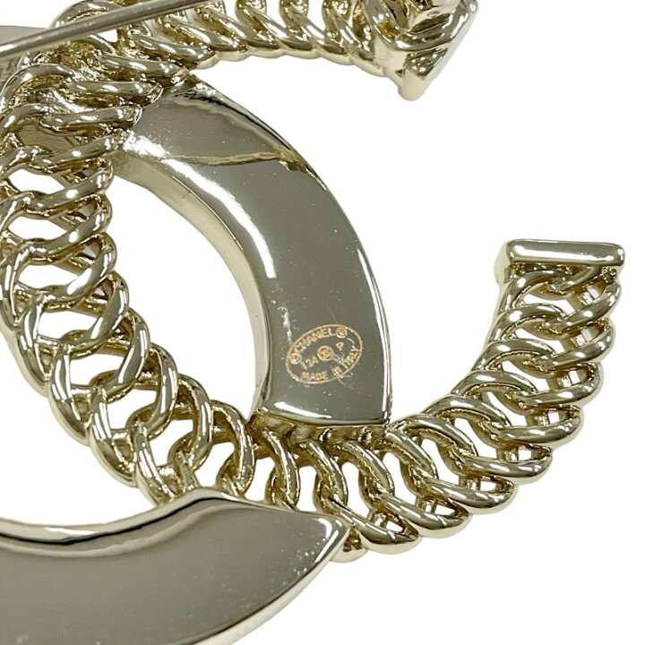 楽天市場】シャネル CHANEL ブローチ コサージュ ゴールド ココマーク 