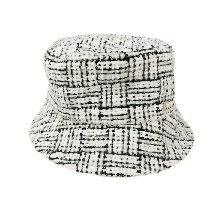 楽天市場】シャネル CHANEL 帽子 ホワイト ブラック ココマーク 