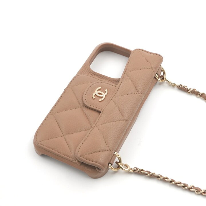 楽天市場】シャネル CHANEL 携帯・スマホアクセサリー ベージュ 