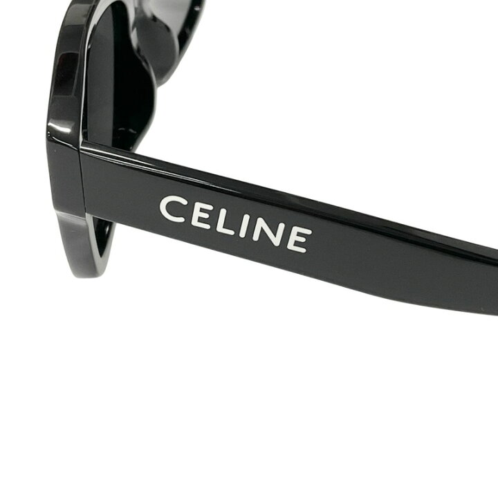 楽天市場】セリーヌ CELINE サングラス ブラック ホワイト ロゴ アイ 