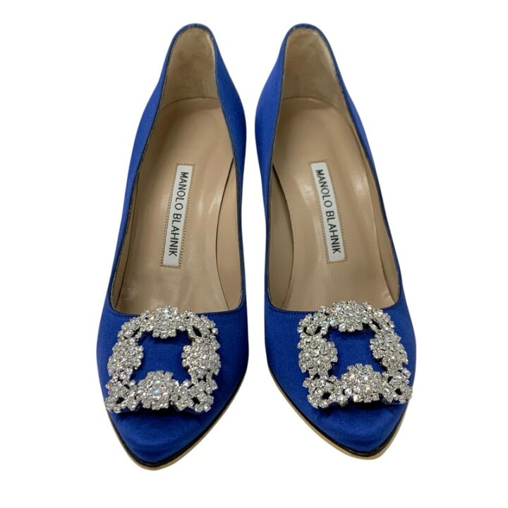 楽天市場】マノロブラニク MANOLO BLAHNIK ハンギシ パンプス 靴 