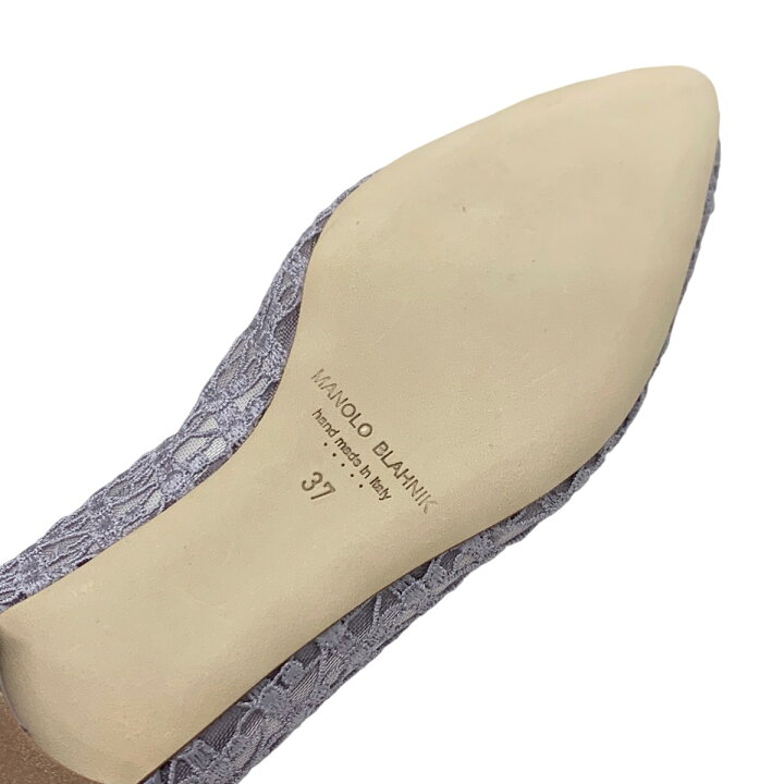 楽天市場】マノロブラニク MANOLO BLAHNIK ハンギシ フラットシューズ 