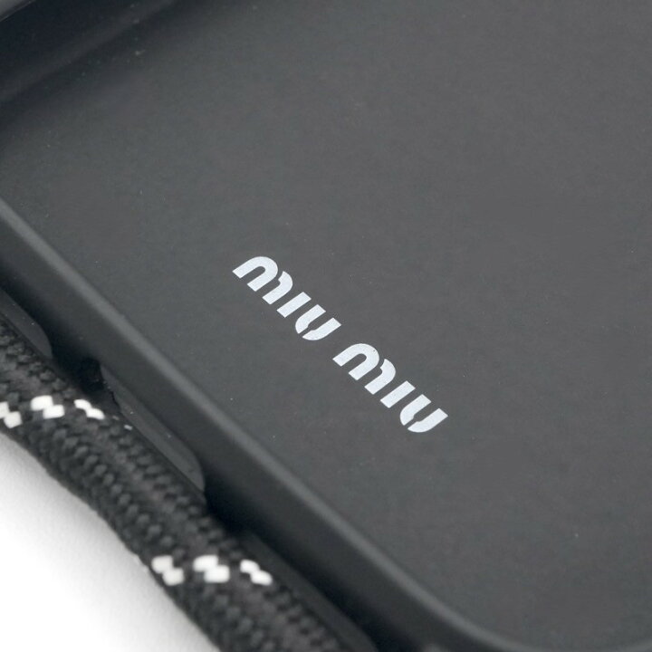 楽天市場】ミュウミュウ MIUMIU 携帯・スマホアクセサリー ブラック 