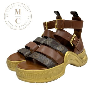 ���C���B�g�� LOUIS VUITTON �A�[�N���C�g���C�� ���m�O���� �T���_�� �C �V���[�Y ���U�[ �u���E�� �S�[���h