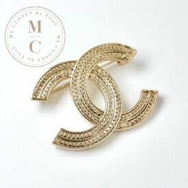 シャネル CHANEL ブローチ コサージュ ゴールド ココマーク