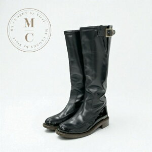 �V���l�� CHANEL �u�[�c �����O�u�[�c �C �V���[�Y ���U�[ �p�e���g �u���b�N �S�[���h ���S