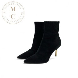 ルイヴィトン LOUIS VUITTON アルティメートライン ブーツ ショートブーツ 靴 シューズ スエード ブラック 黒 ゴールド アンクルブーツ モノグラム