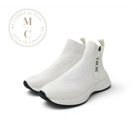 クリスチャンディオール CHRISTIAN DIOR DIOR HOMME スニーカー 靴 シューズ ファブリック ホワイト 白 サイドジップ ユニセックス ソックススニーカー