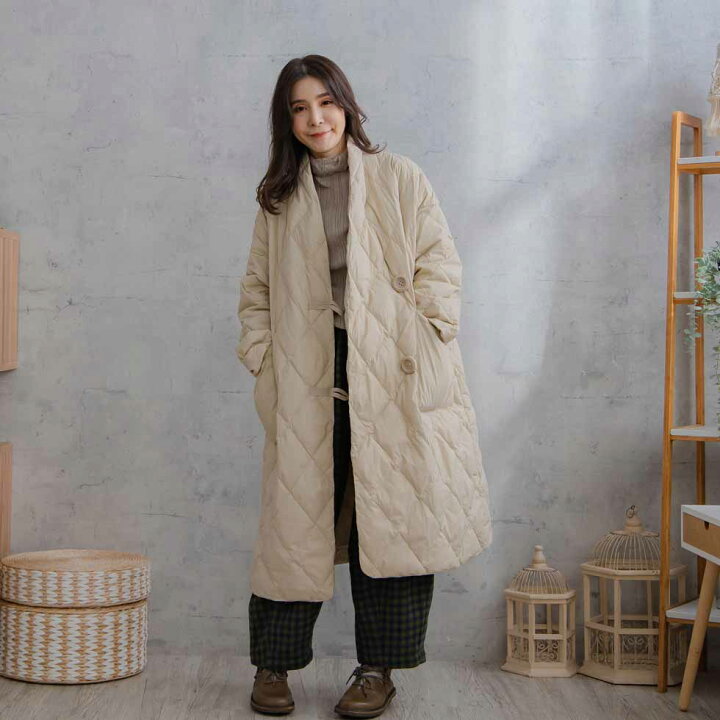 楽天市場】【完売御礼】 ダウンコート ダウン90% 長袖 【 ベージュ  