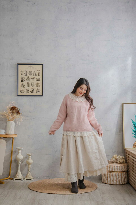 楽天市場】【 今だけ予約特割 8,999円 】涼やかリネン重ね着スカート  