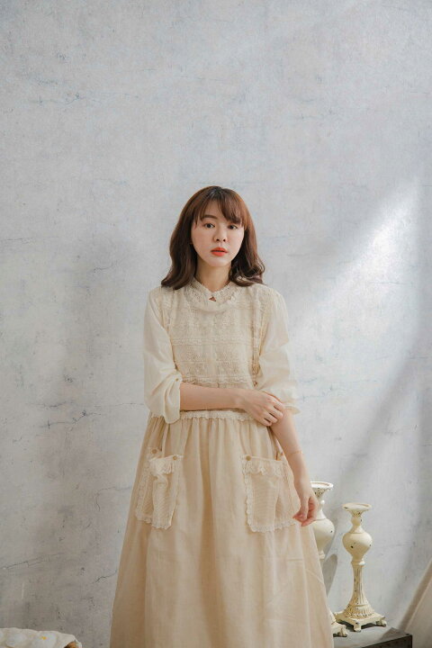 楽天市場】シアーレース綺麗レースリネンノースリーブワンピース  