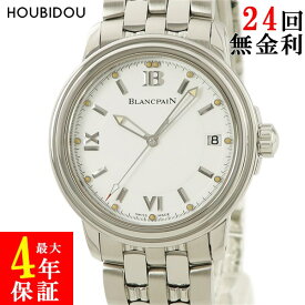 ブランパン BLANCPAIN レマン ウルトラスリム 2100-1127-11 白 バー ローマン 生産終了 メンズ 腕時計自動巻き ホワイト 【中古】