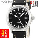 ジン SINN 556.A ブラック ラウンド オートマ バー 夜光インデックス メンズ 腕時計自動巻き ブラック 【中古】