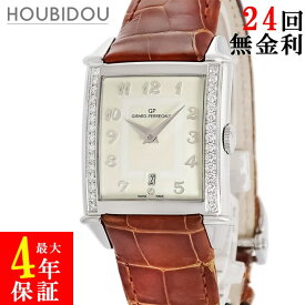 ジラールペルゴ GIRARD PERREGAUX ヴィンテージ1945 レディ 25860D11A1416SCBBA 純正ダイヤ アイボリー 限定 レディース 腕時計自動巻き ベージュ 【中古】