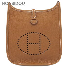 エルメス HERMES ショルダーバッグ エヴリンTPM トリヨンクレマンス ゴールド シルバー金具 新品 未使用 茶 W刻印（2024年製） 【箱】【中古】