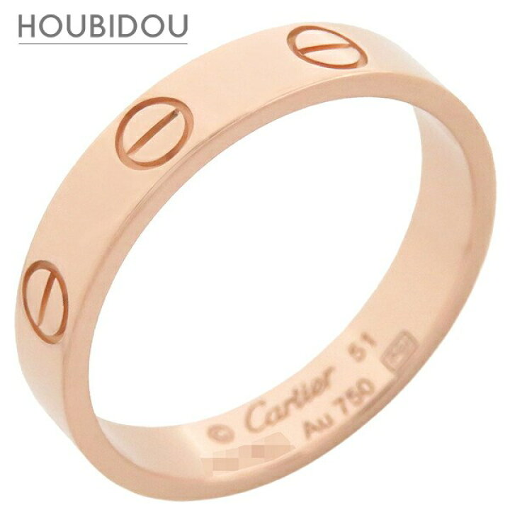 楽天市場】カルティエ Cartier リング 指輪 ミニ ラブリング K18PG 