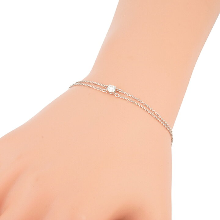 楽天市場】ティファニー Tiffany & Co ブレスレット ソリティア 2連  