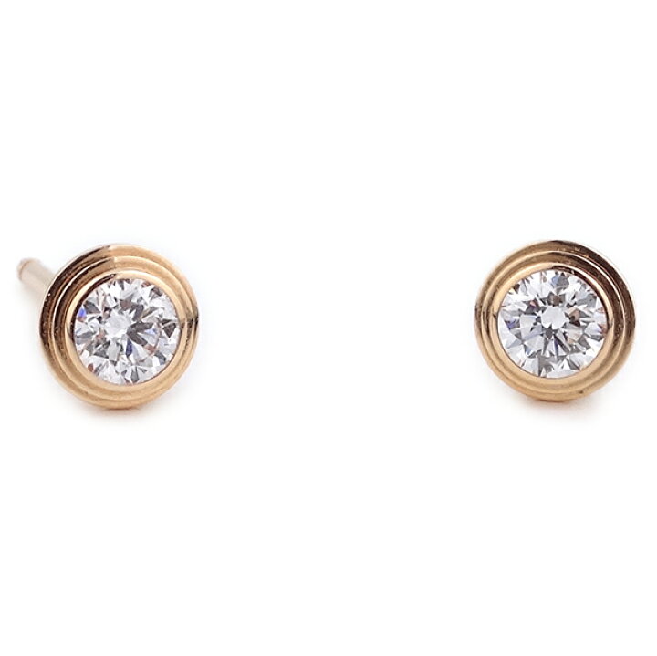楽天市場 カルティエ Cartier ピアス ディアマン レジェ ピアス K18pg ダイヤモンド ピンクゴールド ローズゴールド金具 メンズ レディース ユニセックス ケース 定番 人気 美品 中古 Houbidou 心斎橋店