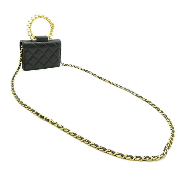 楽天市場】シャネル CHANEL 2WAYバッグ パールハンドル ミニマトラッセ 