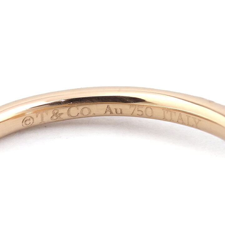 楽天市場】ティファニー Tiffany & Co リング 指輪 Tワイヤー K18PG 