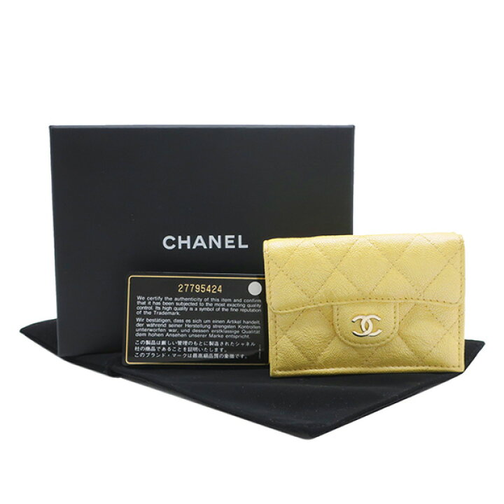 楽天市場】シャネル CHANEL 三つ折り財布 マトラッセ ミニウォレット  