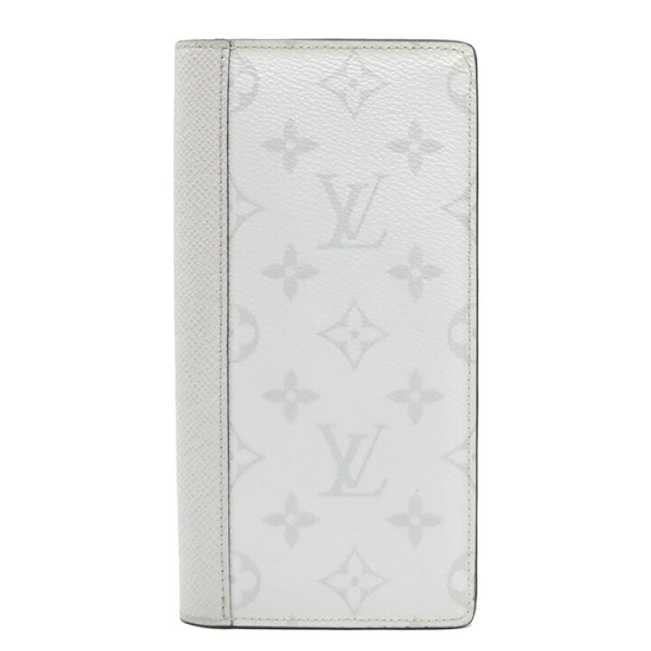 楽天市場 ルイヴィトン Louis Vuitton 長財布 ポルトフォイユ ブラザ アンタークティカ 二つ折り 白 タイガラマ シルバー金具 M メンズ 定番 人気 美品 箱 中古 Houbidou 心斎橋店