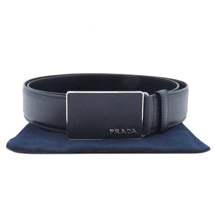楽天市場】プラダ PRADA ベルト サフィアーノ 革ベルト 38/95 レザー 