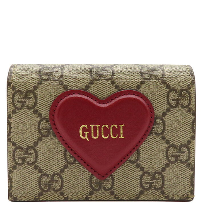楽天市場】グッチ GUCCI 二つ折り財布 ハートモチーフ ウォレット GG 