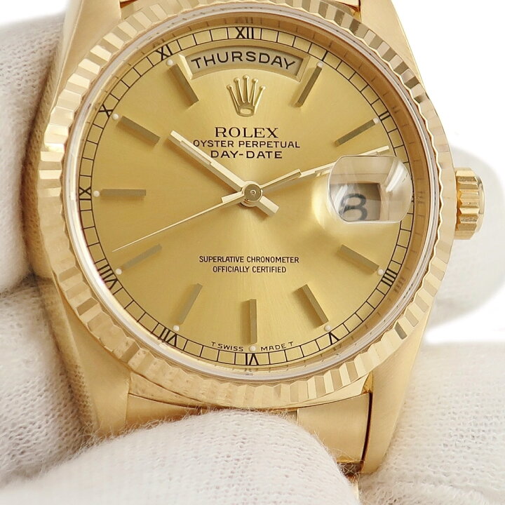 楽天市場】ロレックス ROLEX デイデイト 36 18238 T番 K18YG無垢 