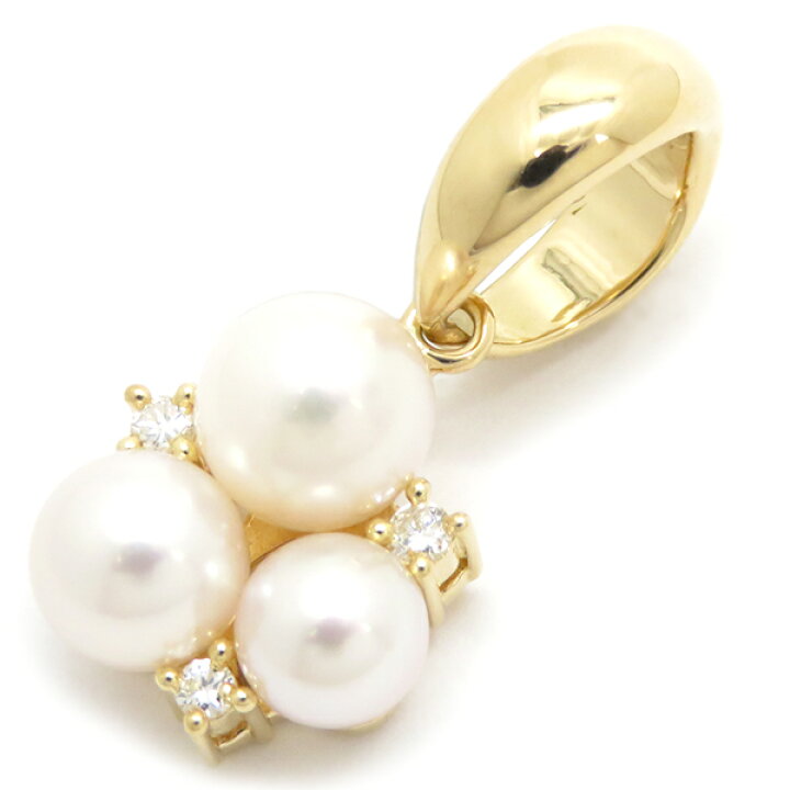 楽天市場】TASAKI ペンダントトップ パール ダイヤ ペンダント K18WG  