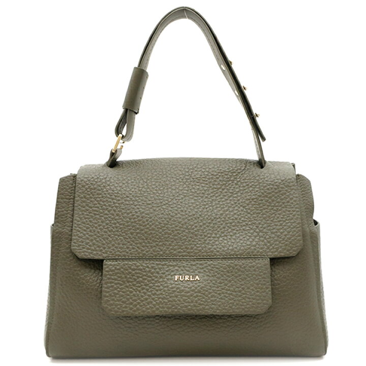 楽天市場】フルラ FURLA ショルダーバッグ レザー カーキ ゴールド金具 