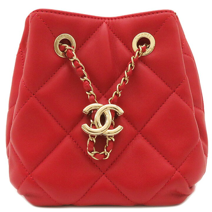 楽天市場】シャネル CHANEL ショルダーバッグ マトラッセ 巾着 レザー 