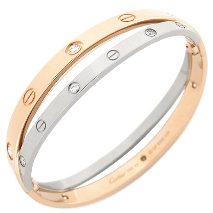 楽天市場】カルティエ Cartier ブレスレット LOVE ラブブレス K18PG  