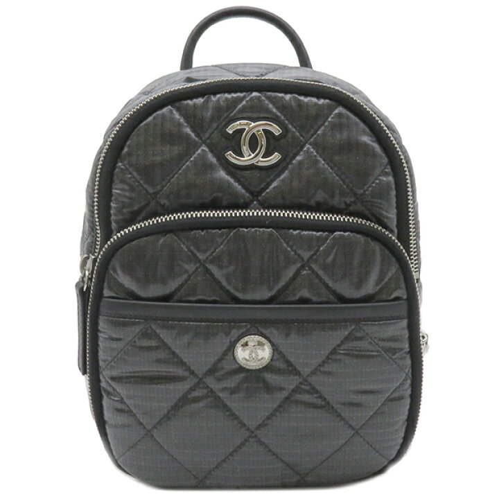 楽天市場】シャネル CHANEL リュック・デイパック ナイロン ブラック  