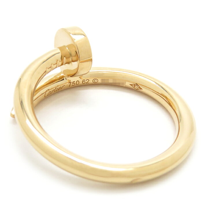 楽天市場】カルティエ Cartier リング 指輪 ジュストアンクル K18YG 