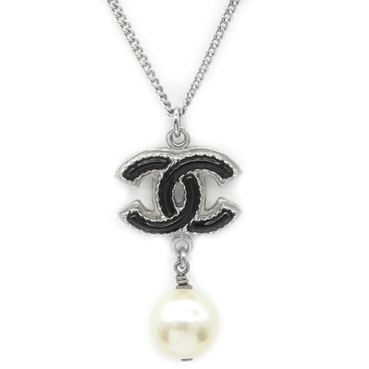 楽天市場】シャネル CHANEL ネックレス ココマーク スイングパール GP 