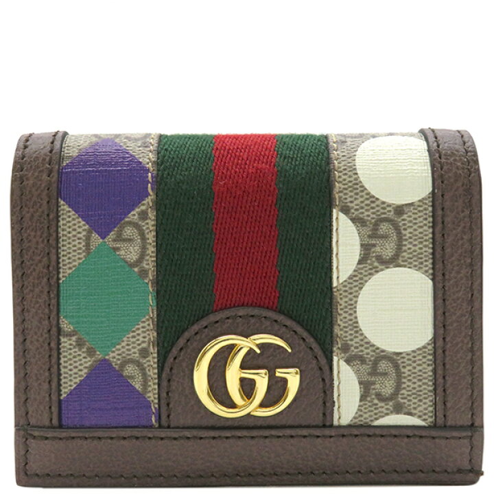 楽天市場】グッチ GUCCI 二つ折り財布 オフィディア GG カードケース  