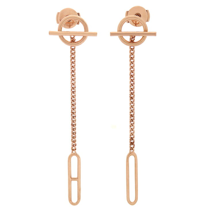 楽天市場】エルメス HERMES ピアス エシャペ アシンメトリー K18PG  