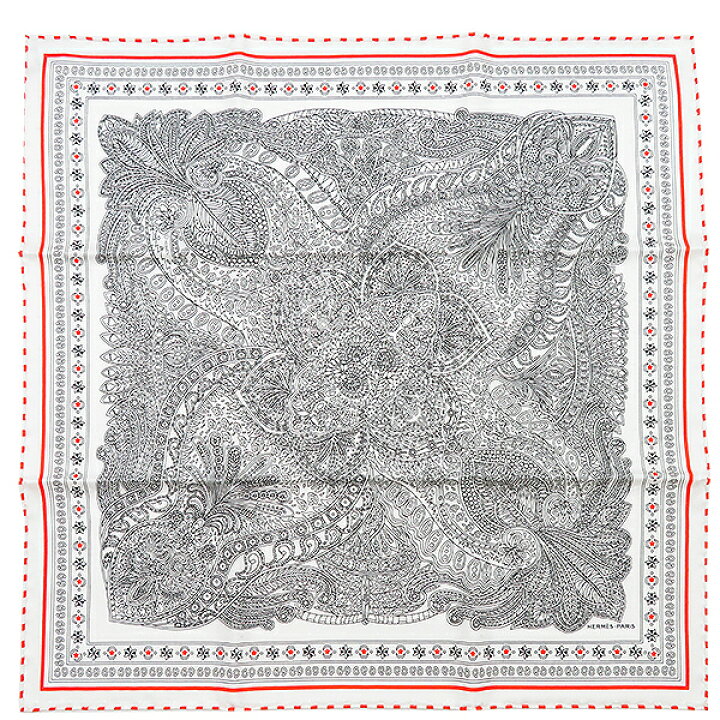 楽天市場】エルメス HERMES スカーフ カレ55 CARRE シルク ホワイト 