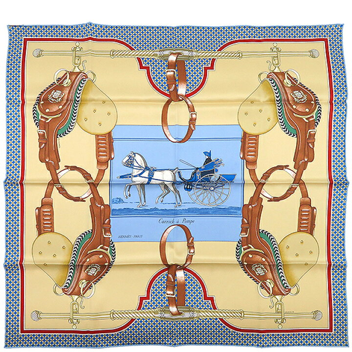 楽天市場】エルメス HERMES スカーフ カレ70 CARRE シルク クレーム 