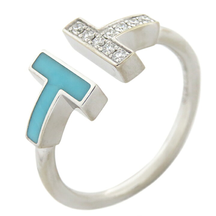 楽天市場】ティファニー Tiffany & Co リング 指輪 Tワイヤー K18WG  