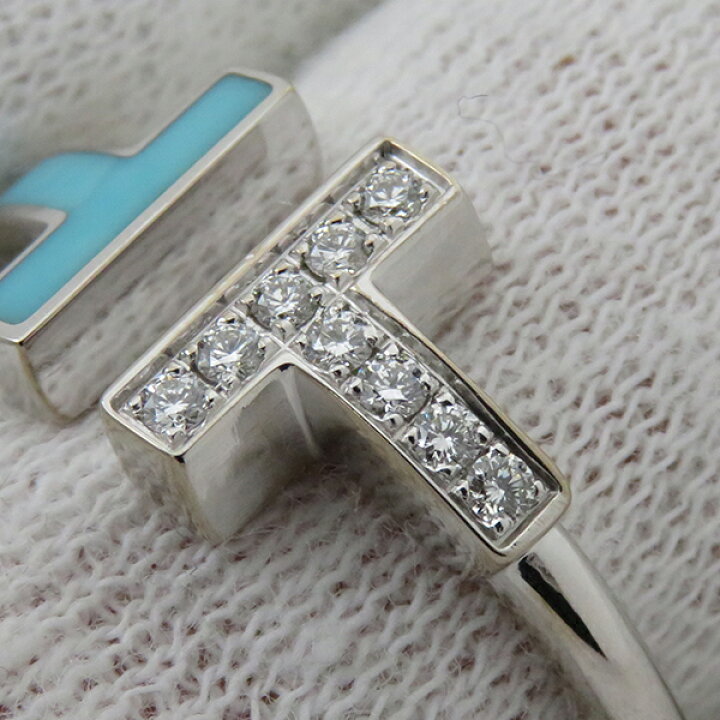 楽天市場】ティファニー Tiffany & Co リング 指輪 Tワイヤー K18WG  