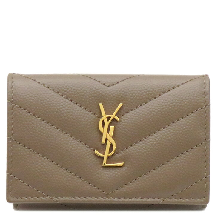 楽天市場】サンローラン SAINT LAURENT 三つ折り財布 モノグラム 