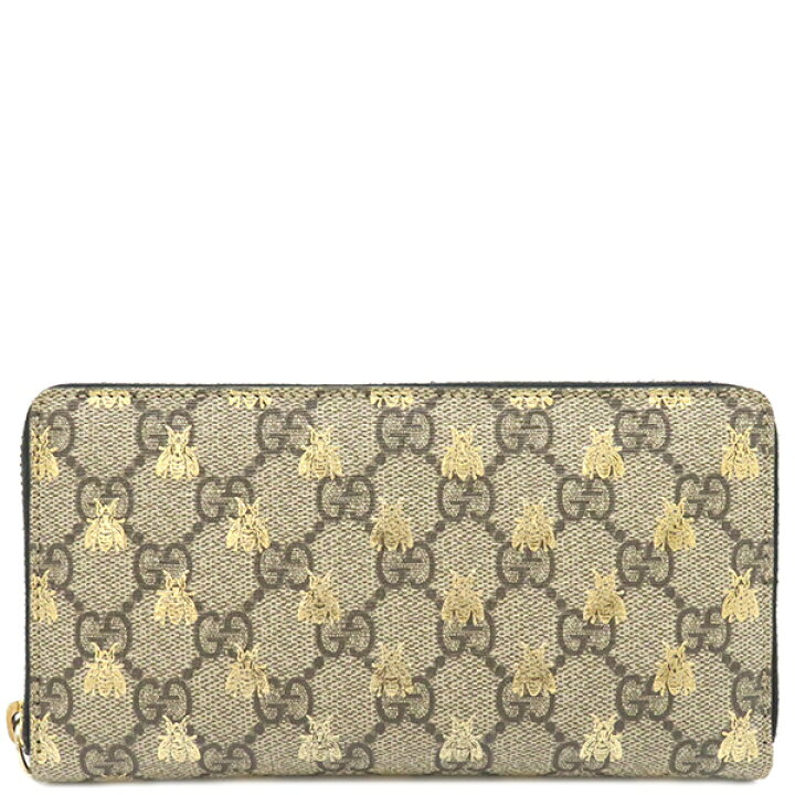 楽天市場】グッチ GUCCI 長財布 GGスプリーム ビー ジップアラウンド 