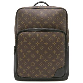 【最大3万円割引クーポン数量限定 &6/1限定店内全品PT2倍】 ルイヴィトン LOUIS VUITTON リュック・デイパック ディーン バックパック レザー モノグラムキャンバス モノグラム×ブラック マットブラック金具 茶 リュックサック M45335 RFID 【保存袋】【中古】