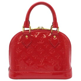 ルイヴィトン LOUIS VUITTON 2WAYバッグ アルマBB モノグラムヴェルニ スリーズ ゴールド金具 赤 ハンドバッグ M90174 FL1125 【保存袋】【中古】